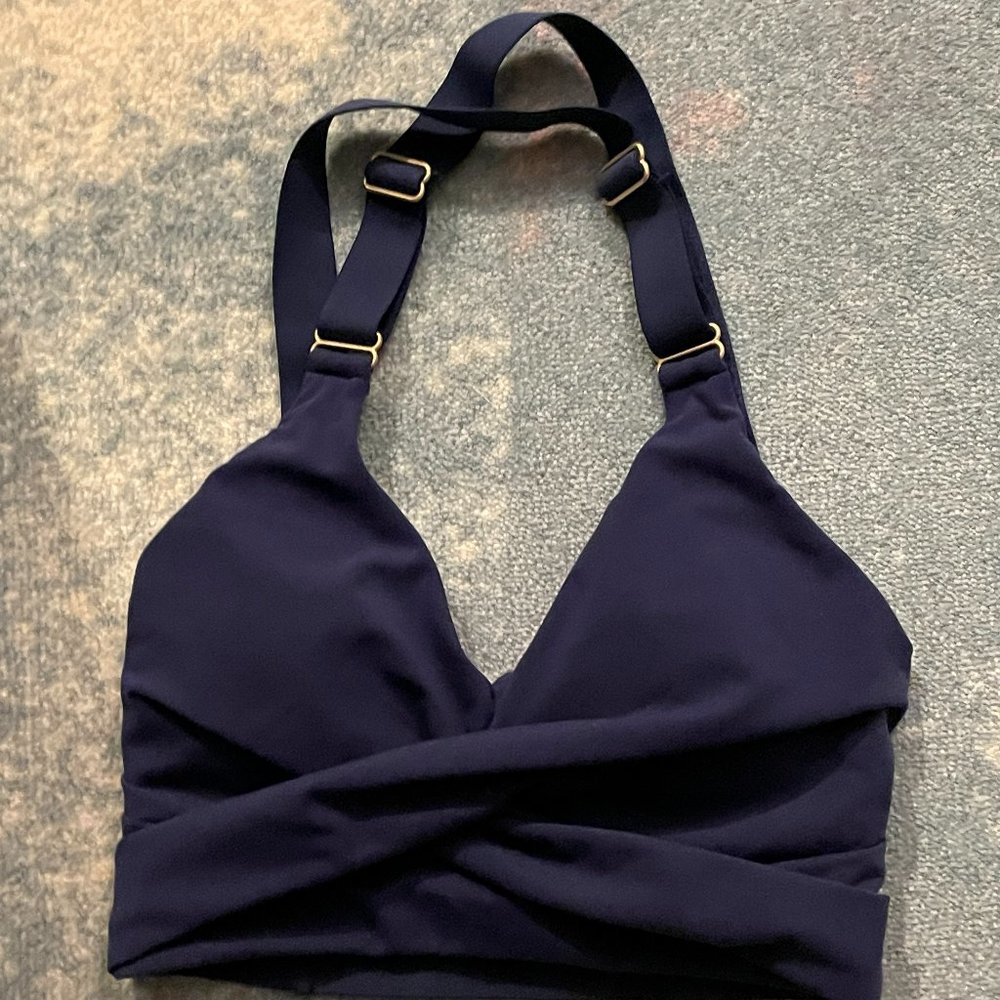 Buffbunny Candy Wrap Bra - Midnight Navy - Small